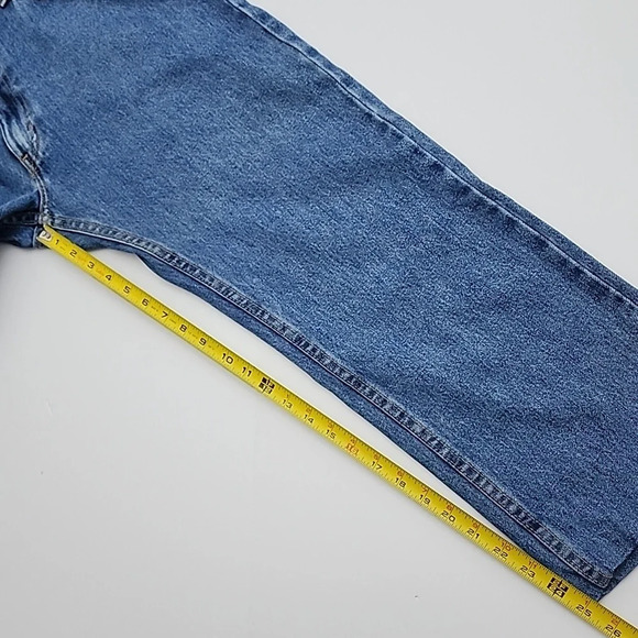 Levi's 505 Men's Blue Wash Denim Jeans Straight Leg Size 36 - Picture 13 of 13